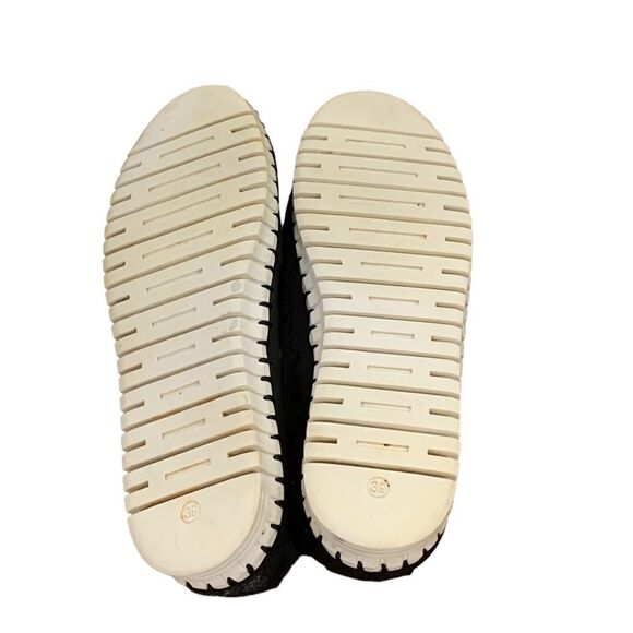 Eric Michael Inez Black Perforated Leather Slip On Made in Italy Sz 39 - Picture 6 of 10